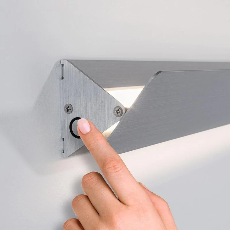 LED Wandleuchte Katla Alu-Gebürstet