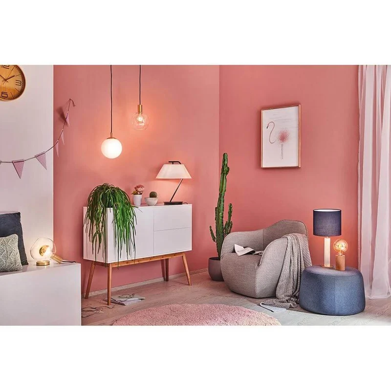 E27 6,5W LED Globe Kopfspiegel 2700K Dimmbar Gold