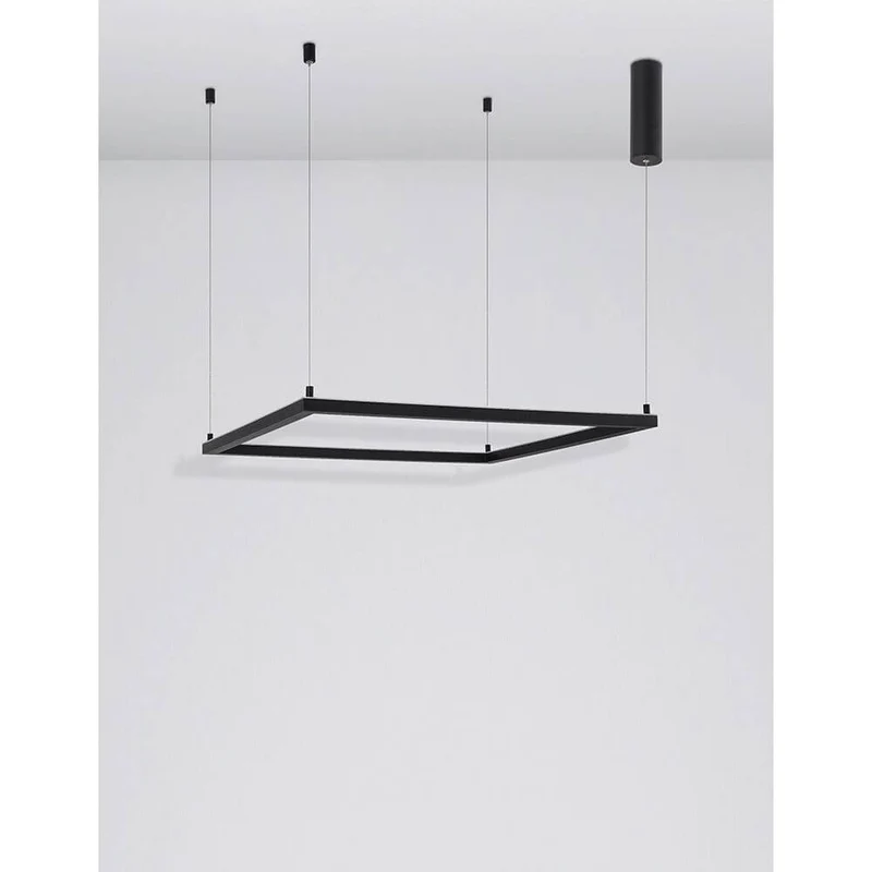 Eterna LED Hängeleuchte Metall Sandig-Schwarz
