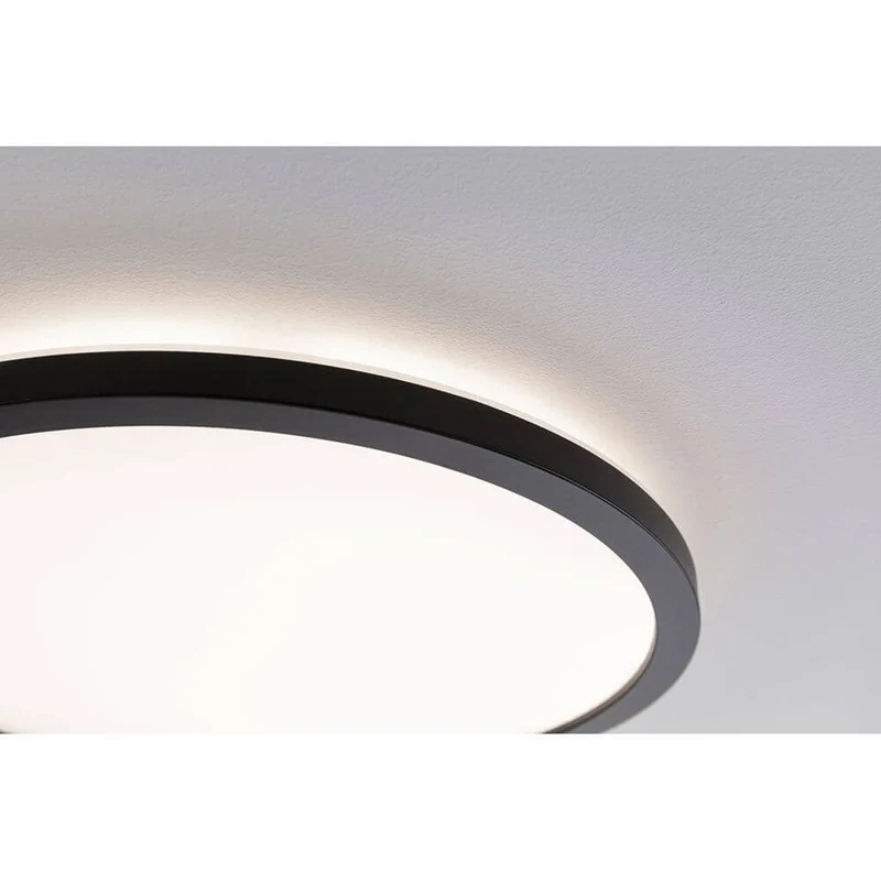 LED Panel Atria Shine Rund Ø 29cm Schwarz