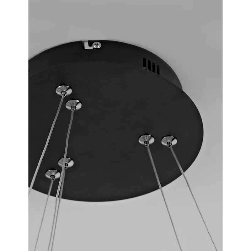Nager LED Hängeleuchte Ø 67cm Schwarz