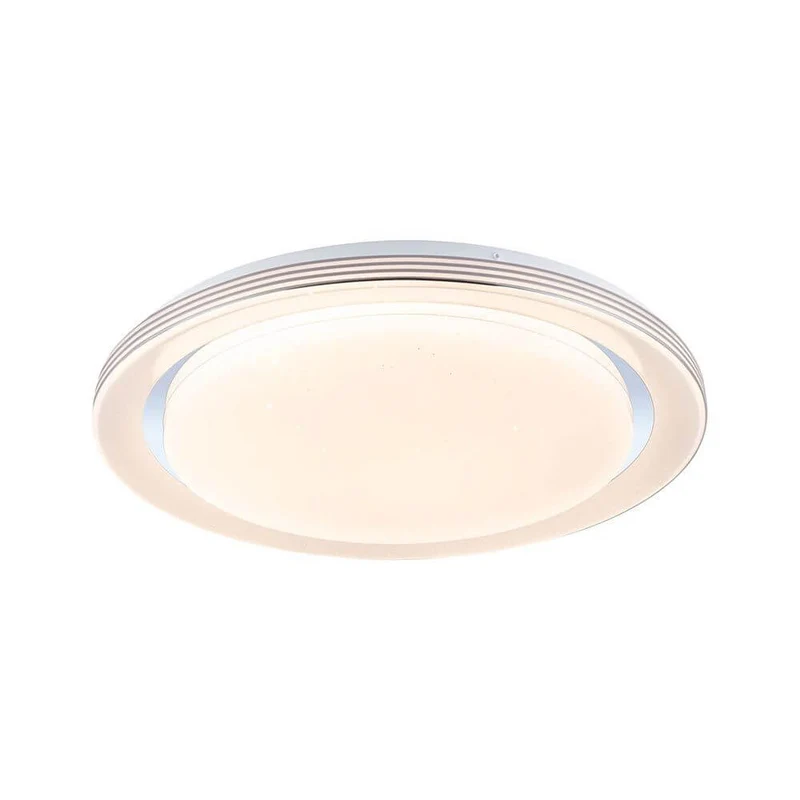 LED Deckenleuchte Rainbow CCT Dimmbar Chrom, Weiß