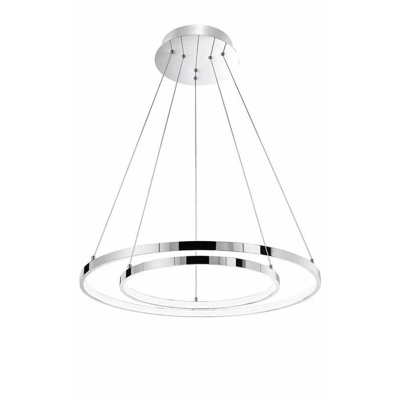 Aria LED Hängeleuchte Ø 60cm Verstellbar Chrom