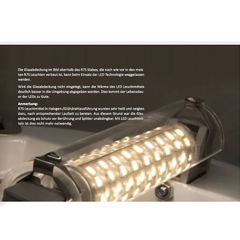 R7s LED Stab 118mm Warmweiß 2700K 810lm 10W