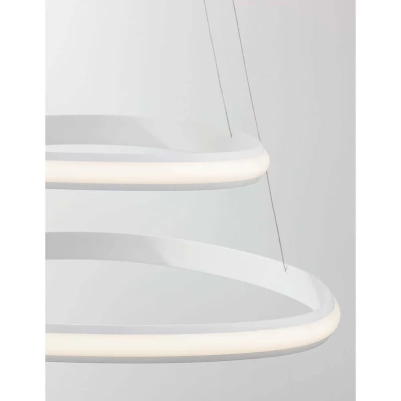 Aries LED Hängeleuchte 2 Ringe Verstellbar