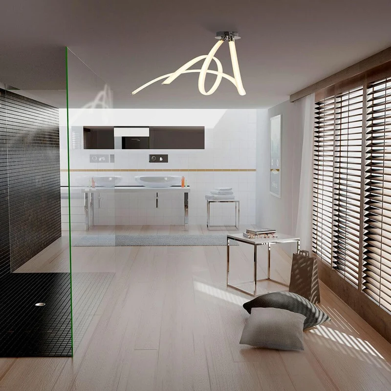 LED-Deckenleuchte Spirale Armonia 66cm