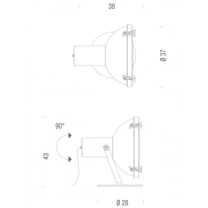 Nemo Projecteur 365 Stehlampe