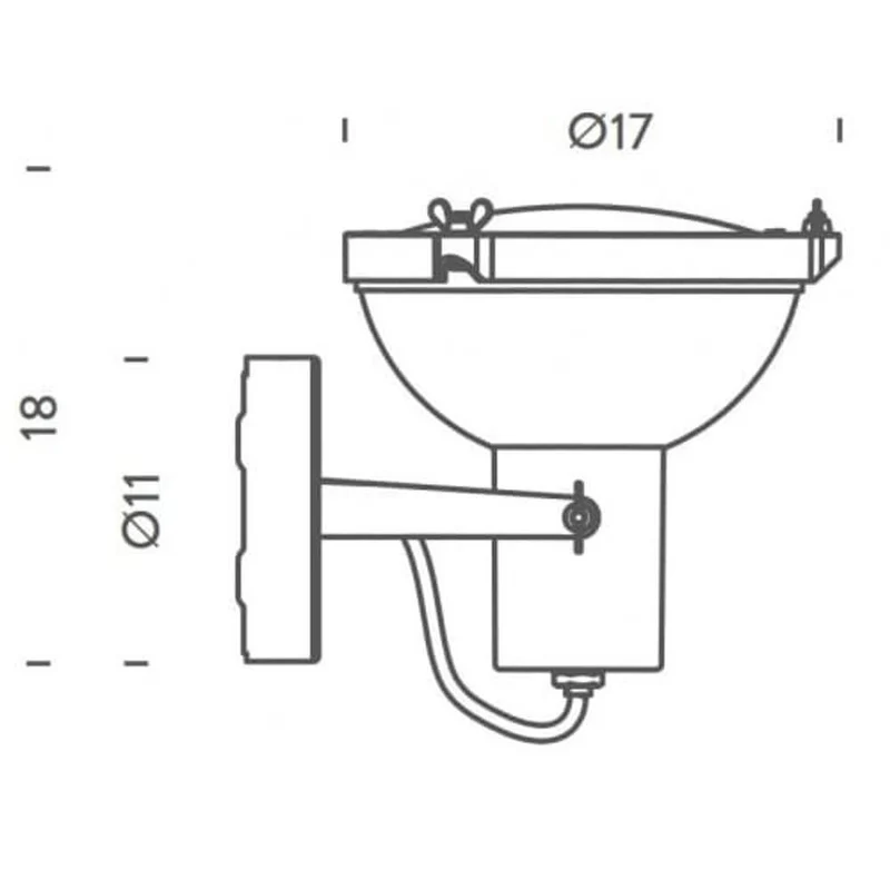 Nemo Projecteur 165 Wandleuchte drehbar