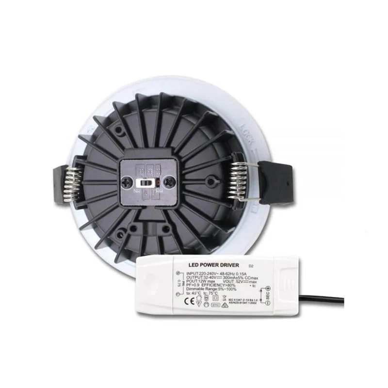 LED Einbaustrahler Sys-90 Basis Dali DT8tc 3000-4000K Dimmbar