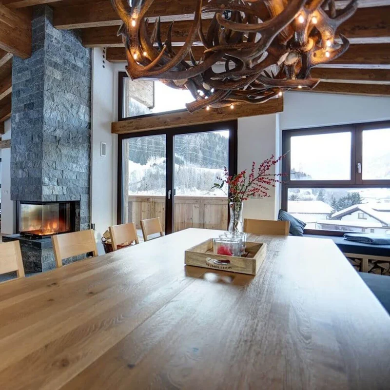Chalet Rothirsch LED Geweih Kronleuchter Ø 80cm