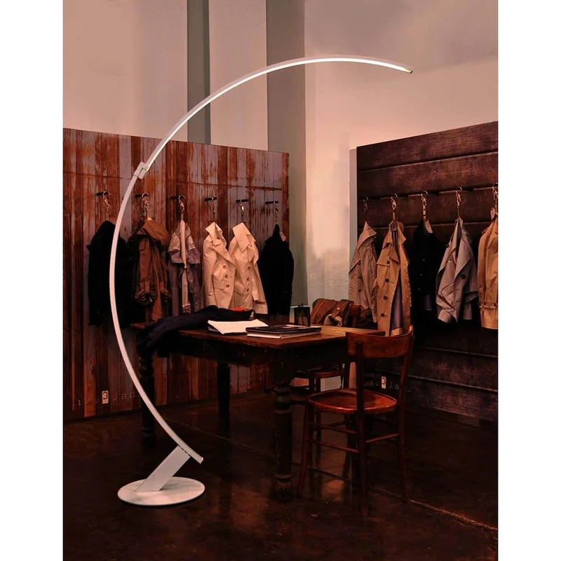 Kundalini LED Bogen-Stehlampe Kyudo Dimmbar