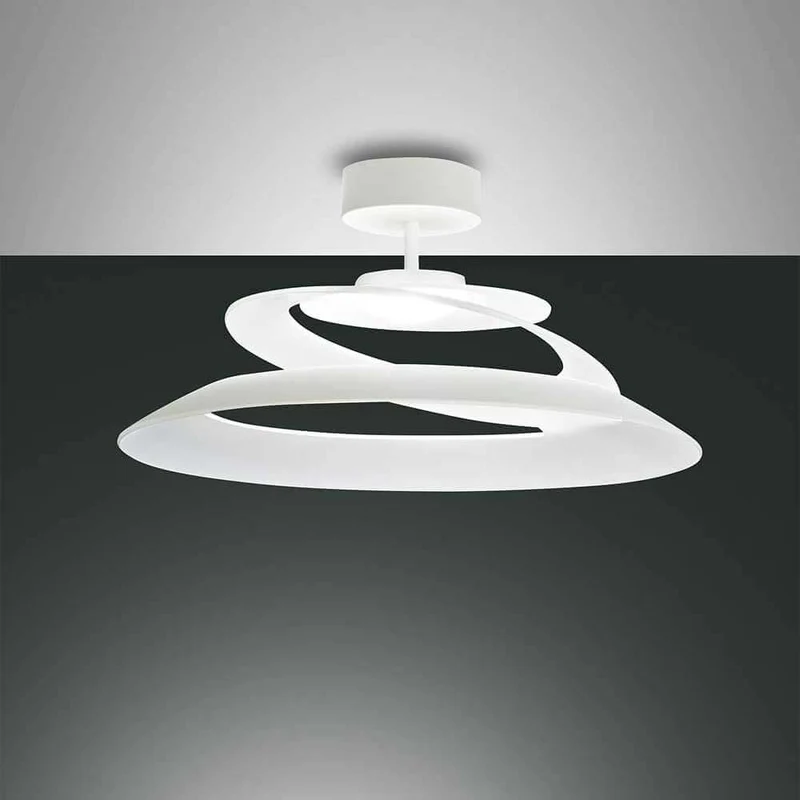 klassische LED Deckenlampe Aragon Weiß