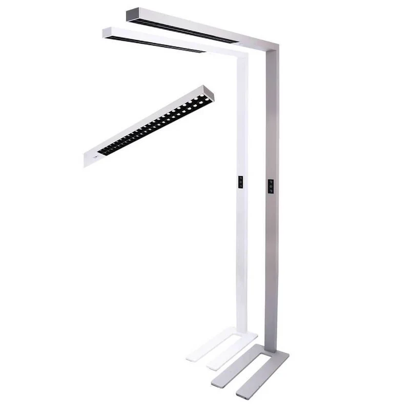 LED Büro Stehlampe Motion 9600lm Präsenzmelder & Tageslichtsensor Weiß