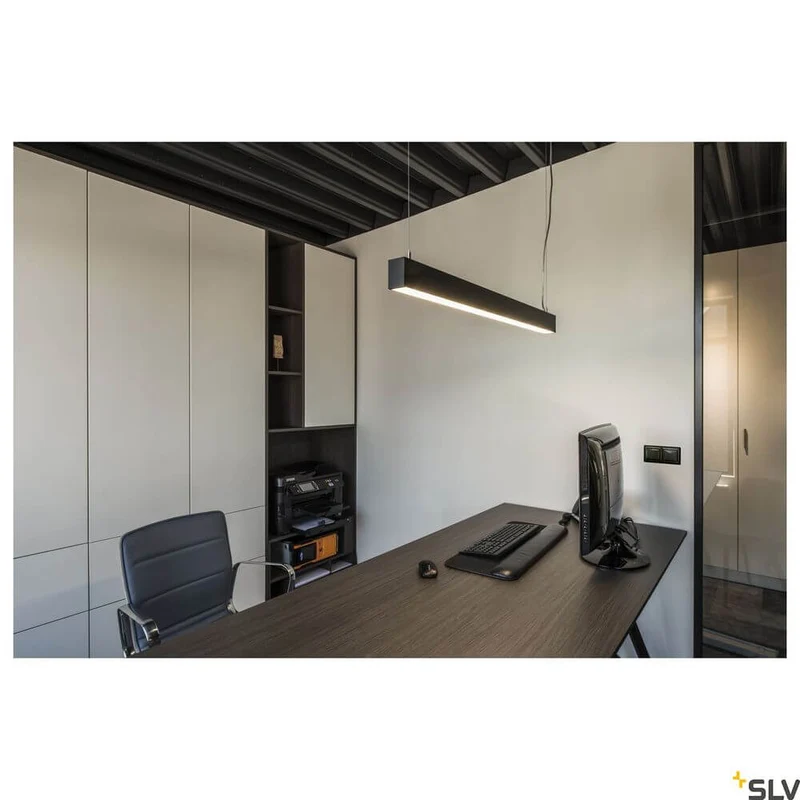 Glenos 1M Pendellampe Schwarz 4000K