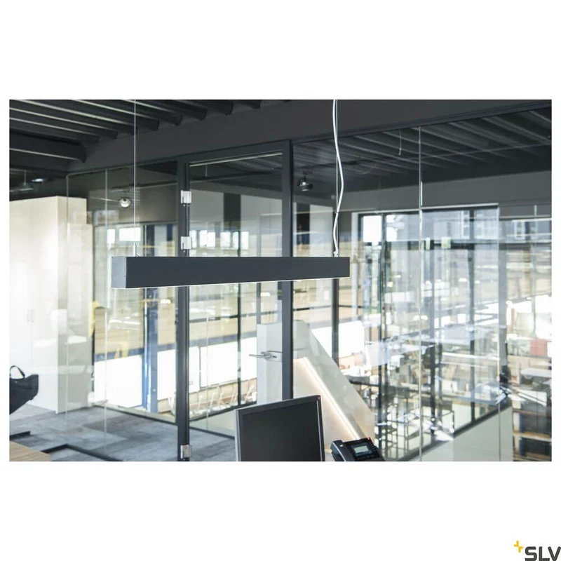 Glenos 1M Pendellampe Schwarz 4000K