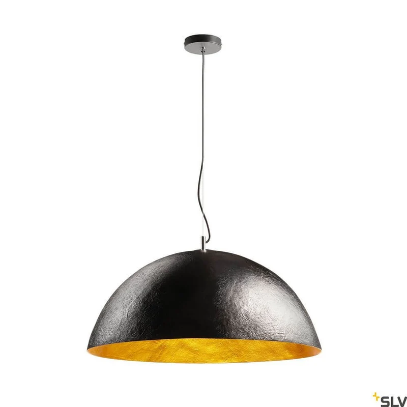 Forchini L 70 E27 Pendellampe Schwarz, Gold