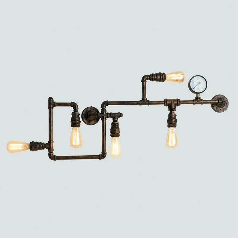 Wandlampe Amarcord Rostfarben