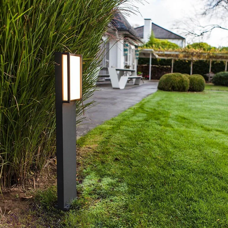 LED Wegeleuchte Qubo IP54 75cm Anthrazit