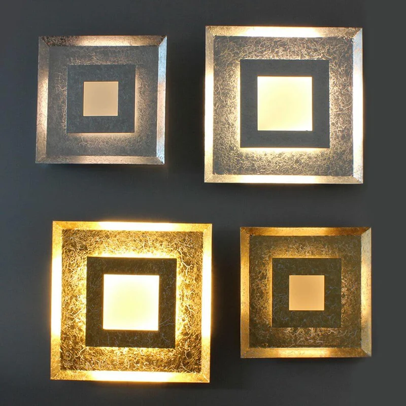 LED Wandleuchte Window M Silberfarben