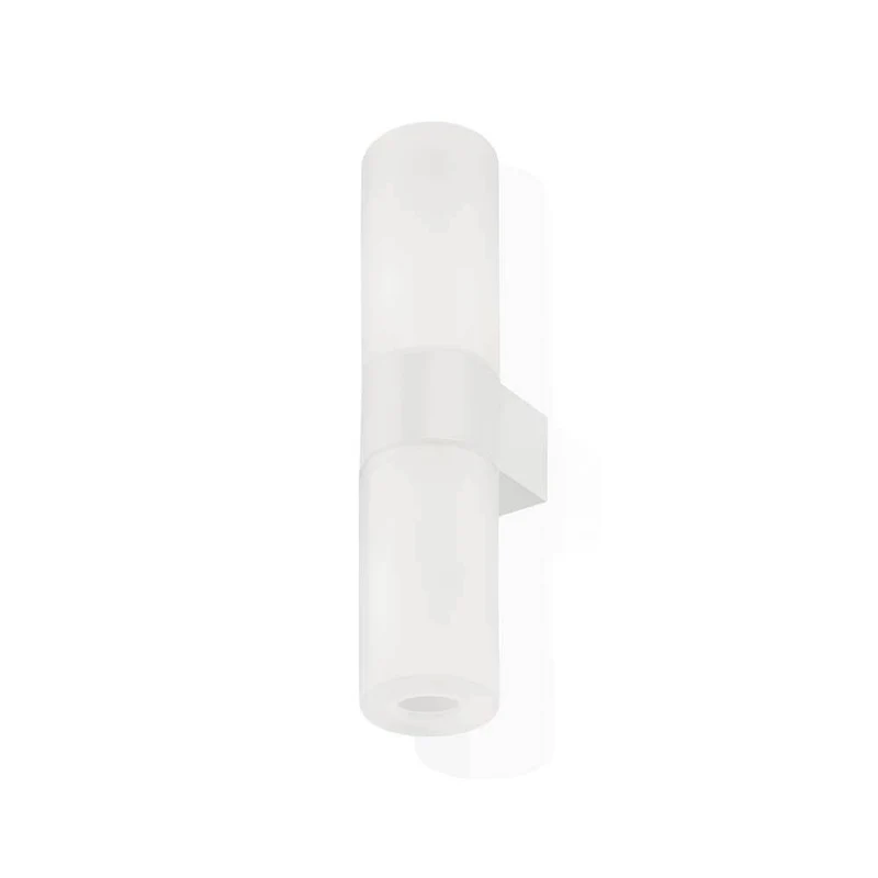 Kundalini Glas-Wandleuchte Pastilla Weiß