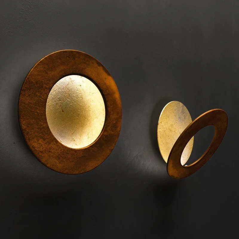Icone LED Wandleuchte Vera Ø 26cm Gold, Rost