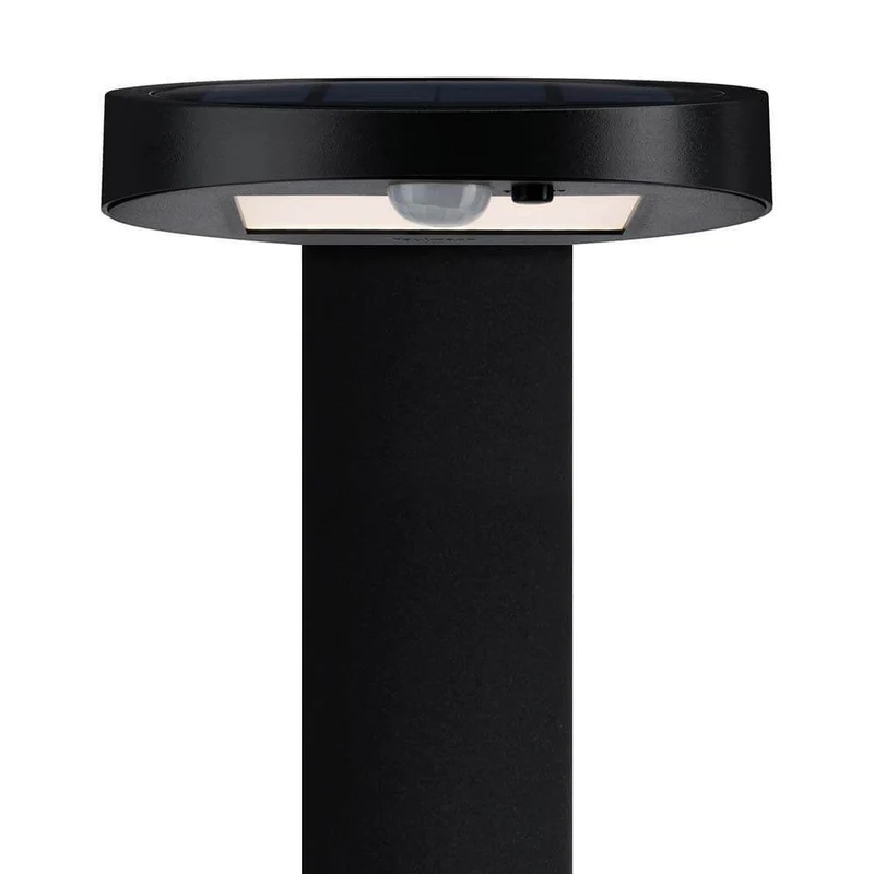 LED Solar Pollerleuchte Ryse mit Sensor IP44 3000K Anthrazit