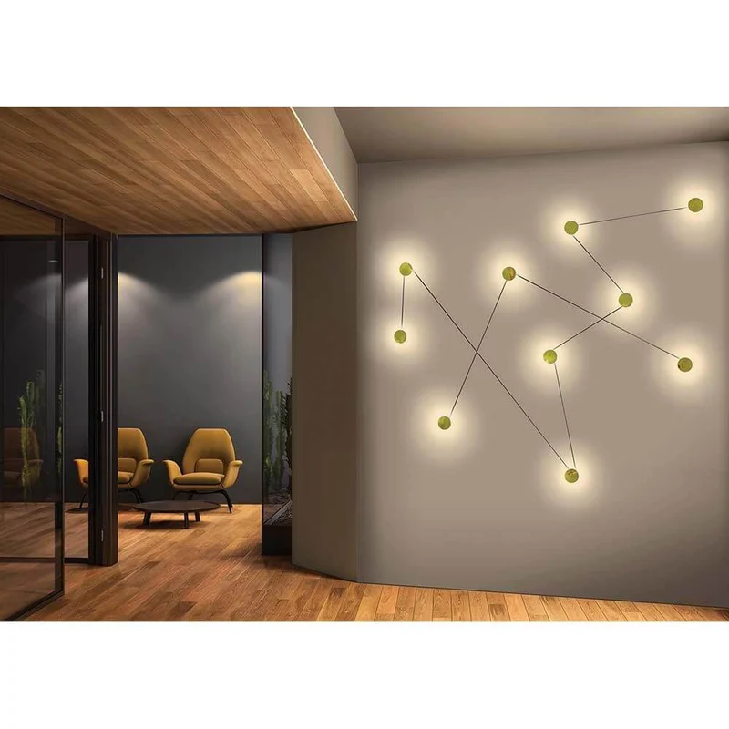 Kundalini LED-Wandlampe Azou 5-flammig Dimmbar