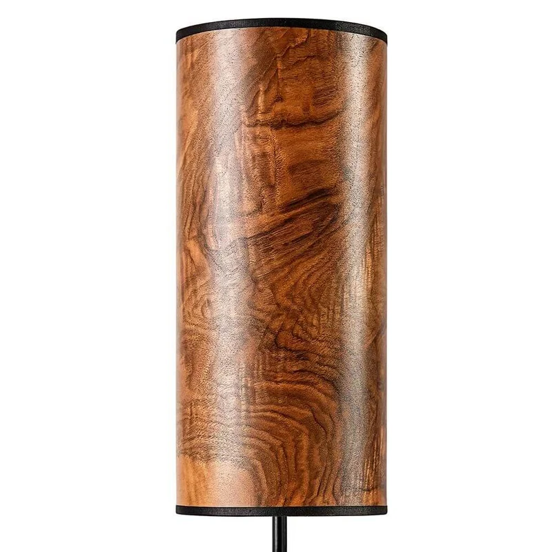 Holz-Tischleuchte Arboreus 50cm Nussbaum Maser