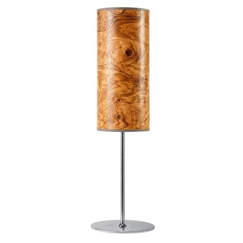 Holz-Tischlampe Arboreus 50cm Olivesche-Maser