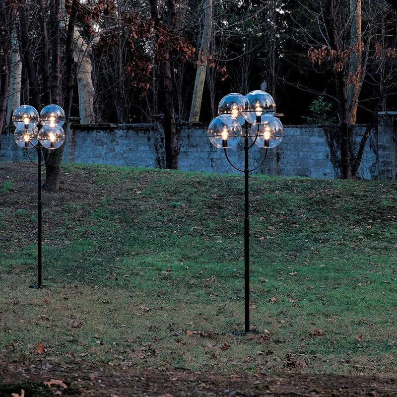 Oluce Außen-Laterne Stehlampe Lyndon 300 Schwarz