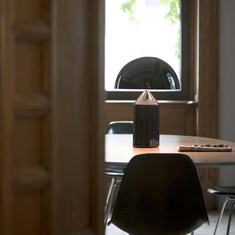 Oluce Tischlampe Atollo 70 Schwarz