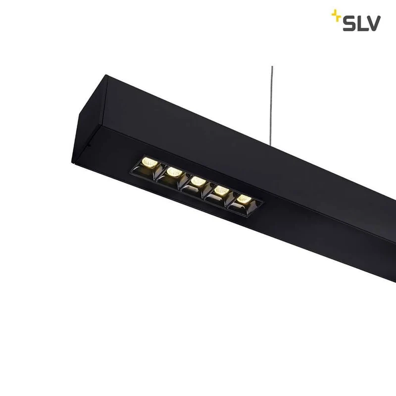 Q-Line LED Pendelleuchte 2m Schwarz 4000K