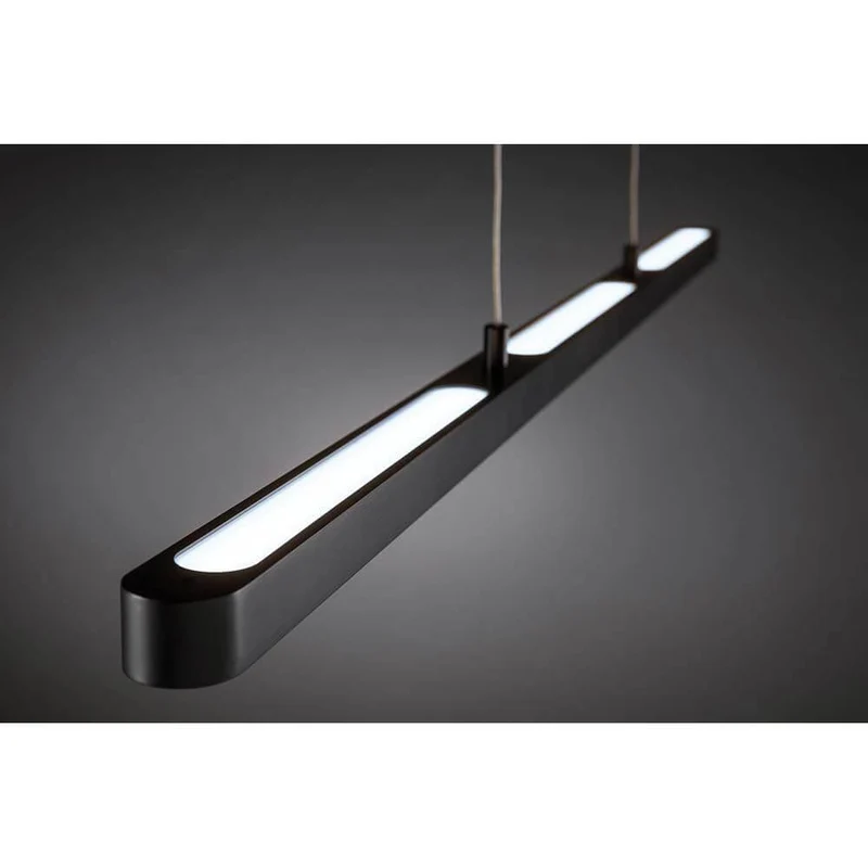 Lento BLE Pendelleuchte LED 1x43W TunW Schw Softlack Aluminium