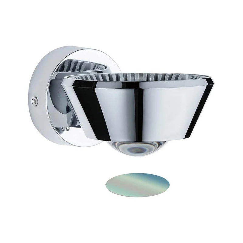 Wandleuchte Sabik IP44 LED Dimmbar 13W Chrom 230V