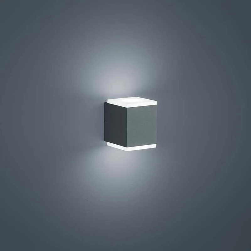 LED Außen-Wandlampe Kibo IP54 Graphit