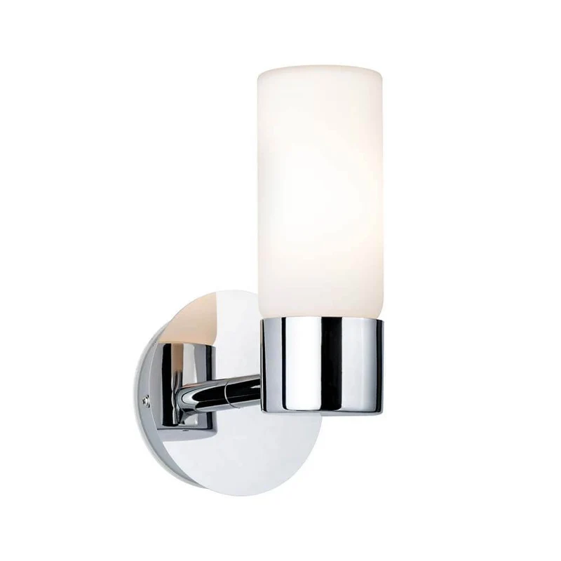 Wandleuchte Eleon WL IP44 max. 33W G9 Chrom Satin Glas
