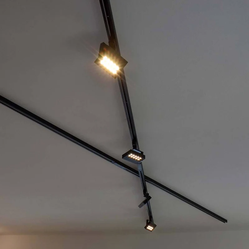 3-Phasen Linear-Verbinder Stromführend Schwarz