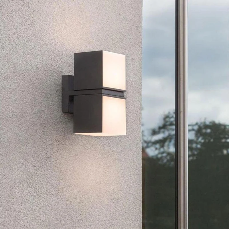 Drehbare LED-Außenwandleuchte Cuba IP54 Anthrazit