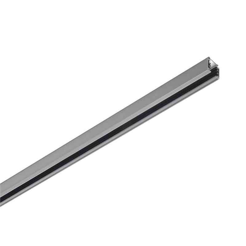 S-Track 3P.-Aufbauschiene Silbergrau 1m