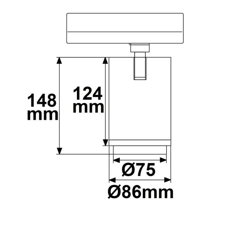 3-Phasen Bäckerei LED Strahler Brot 2900lm 2700K Warmweiß