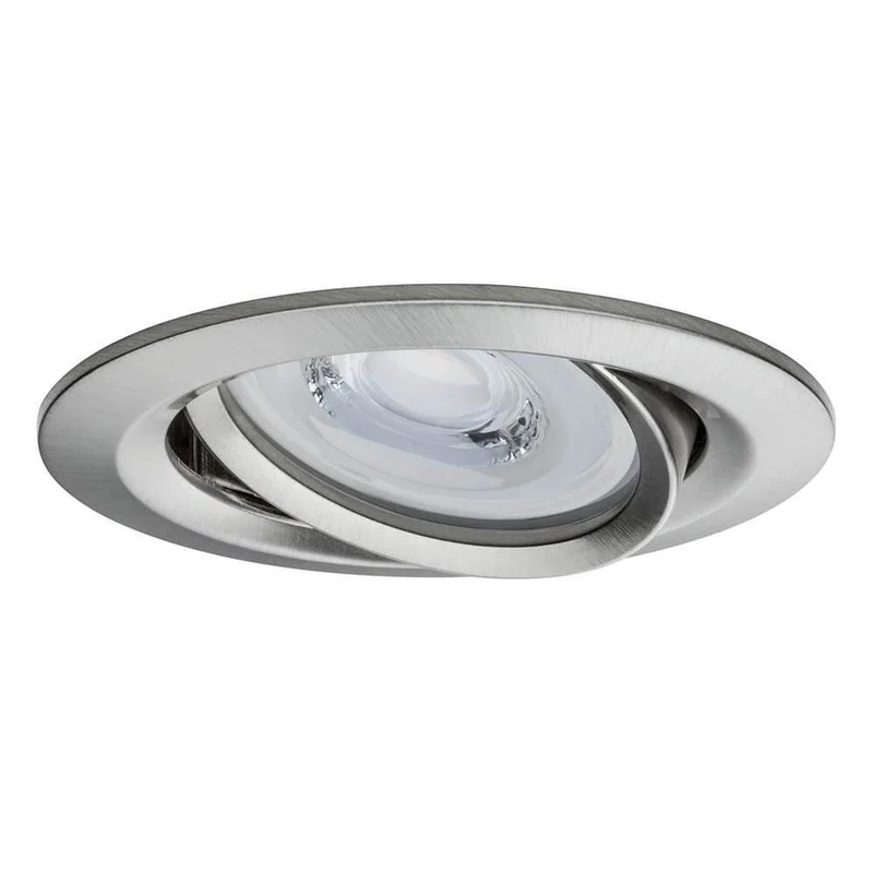 Premium EBL Set Reflector Coin rd schwb. Dimmbar LED 3x6,8W Alu