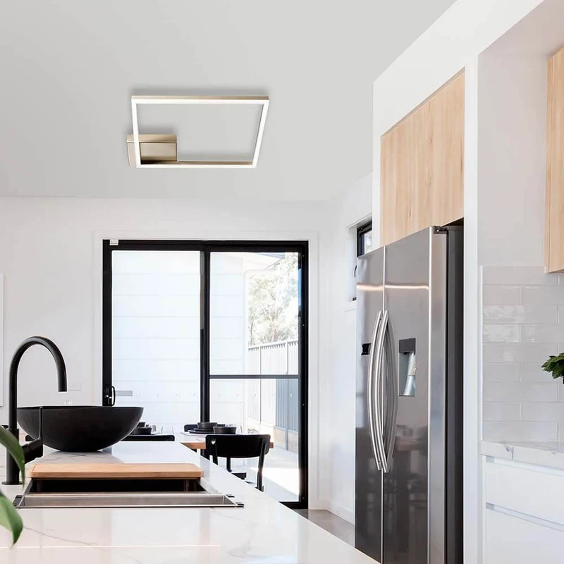 LED Deckenleuchte Bard 3510lm Gold-Edelmatt