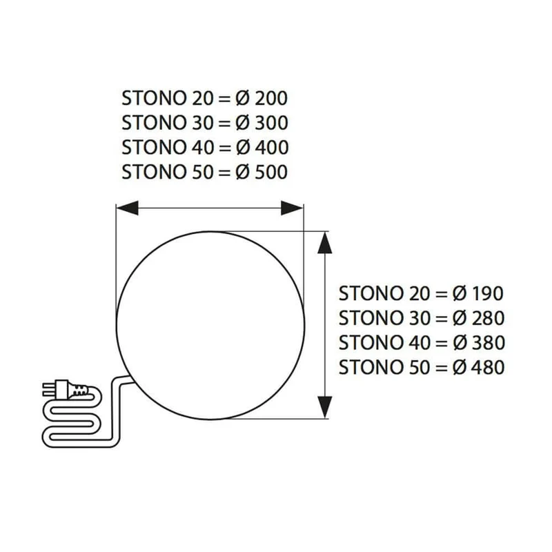Steinoptik Gartenkugel Ø 49cm IP65