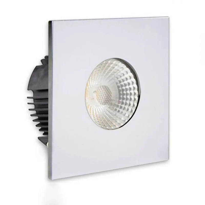 Cover für Einbaustrahler Sys-68 eckig Chrom