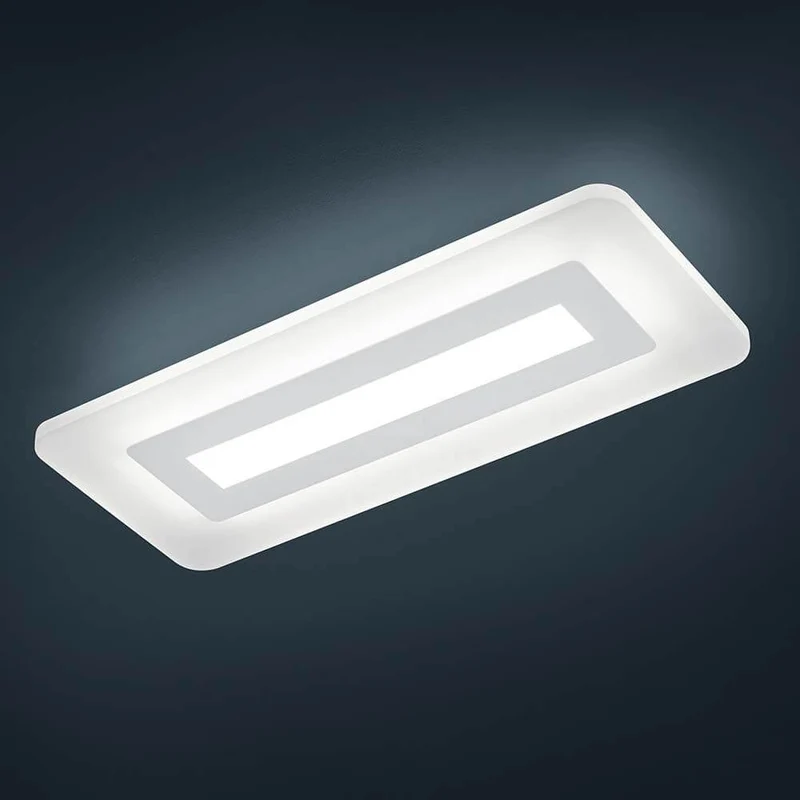 LED Deckenleuchte Wes Weiß