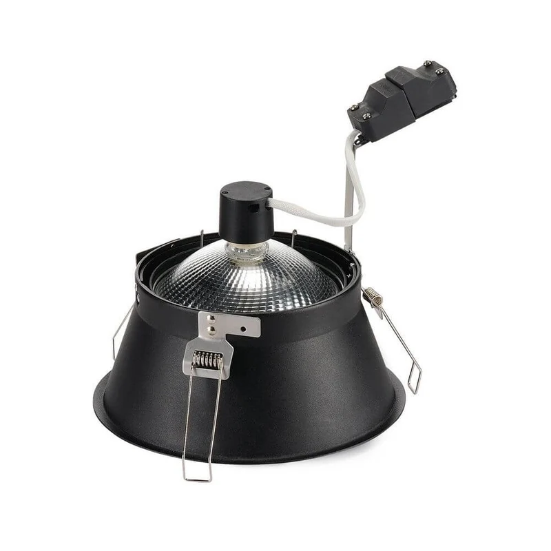 Horn-T Einbauleuchte QPAR111 Schwarz GU10 max. 50W