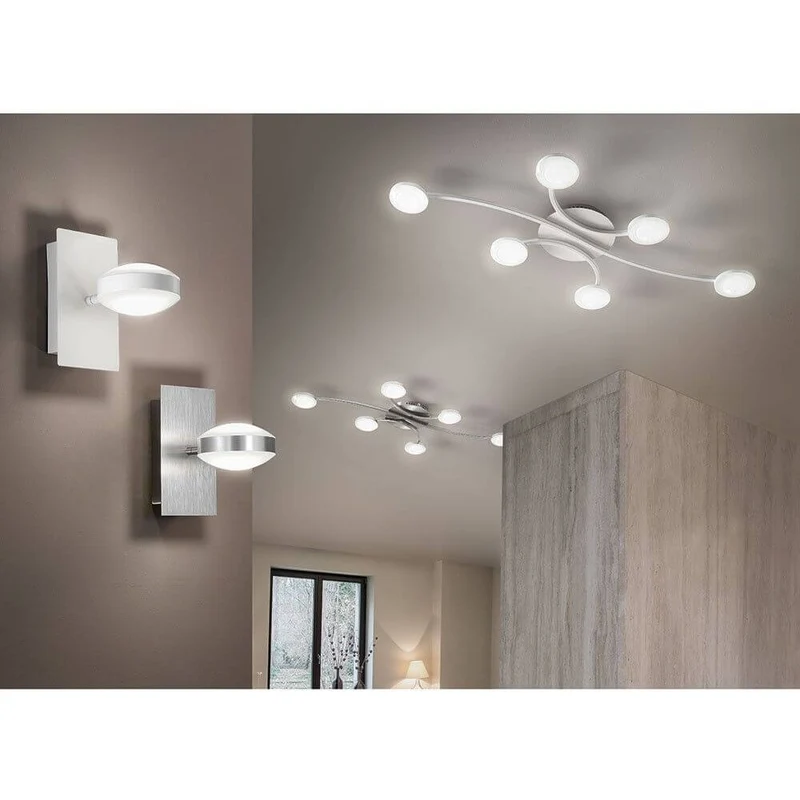 Mill LED Power-Wandleuchte 1400lm Nickel-Satiniert