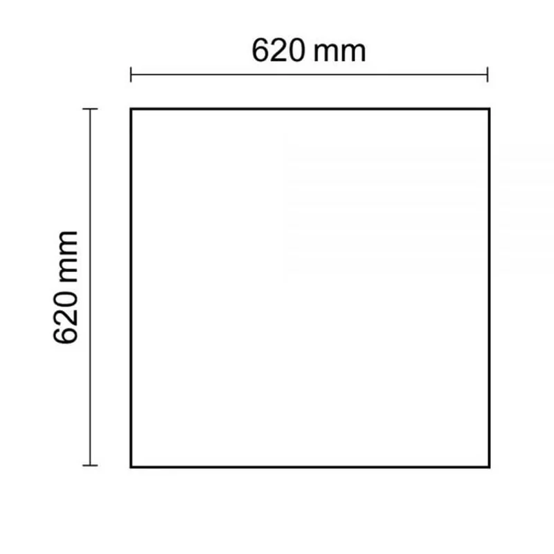 LED Panel Business Line 625 Warmweiß 4250lm Weiß
