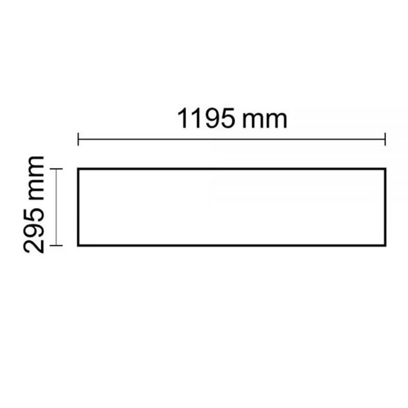 LED Panel Business Line 1200 Neutralweiß Dimmbar 4250lm Weiß