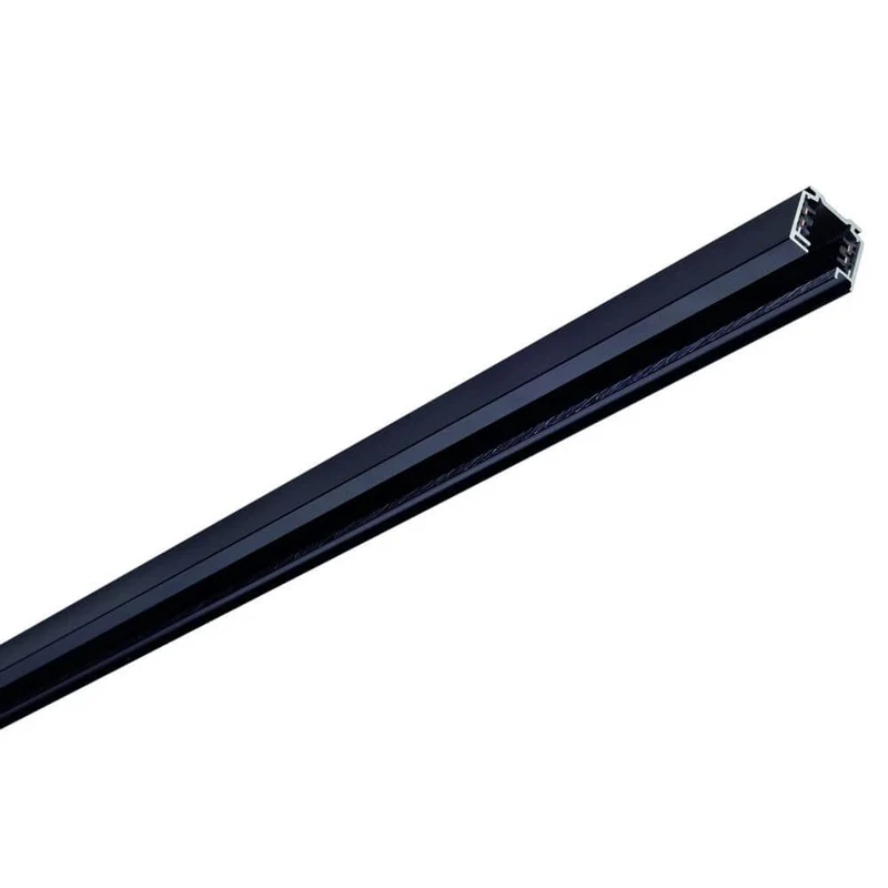 Eutrac 3-Phasen Stromschiene 2 Meter Schwarz